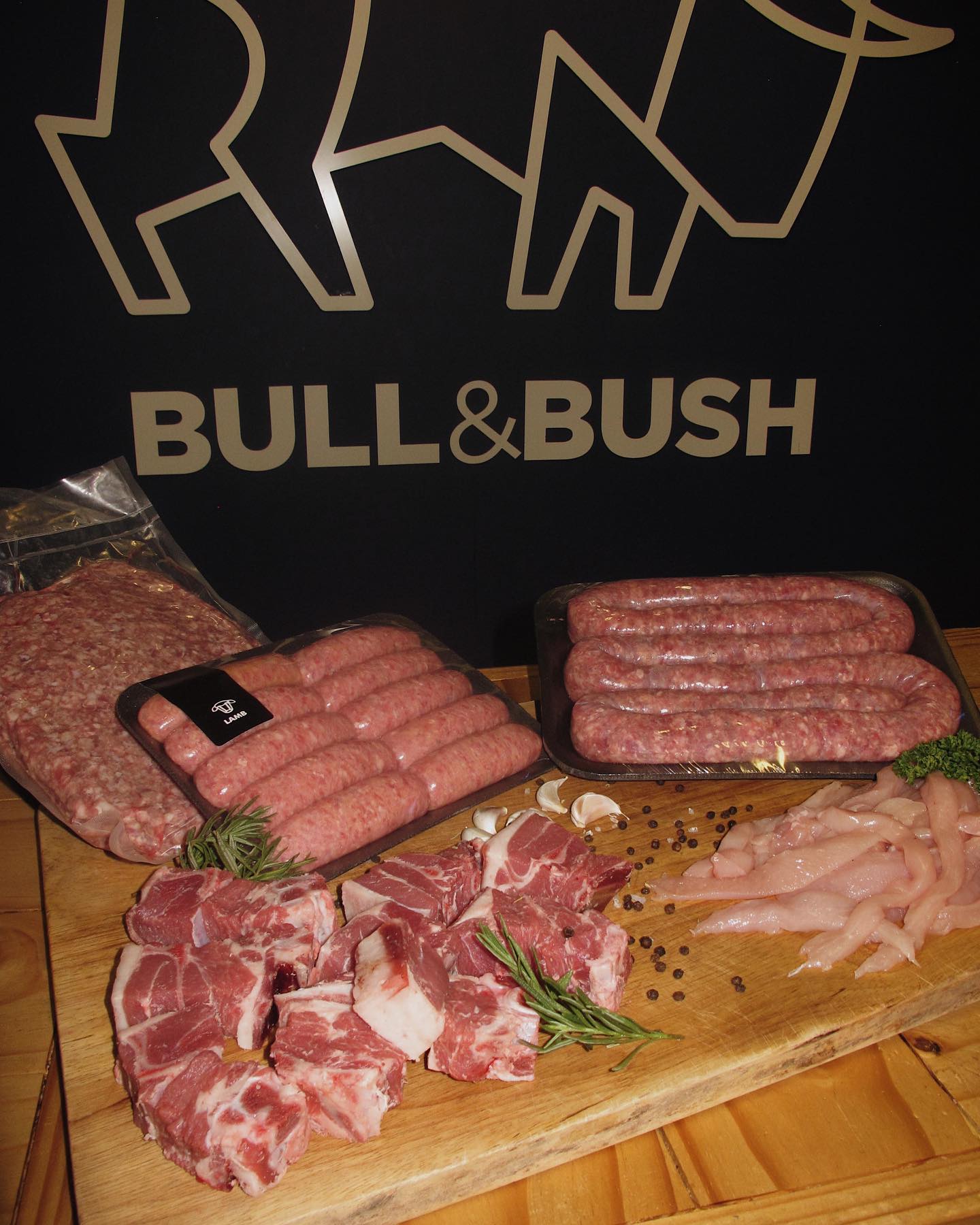 Sausage and meat selection